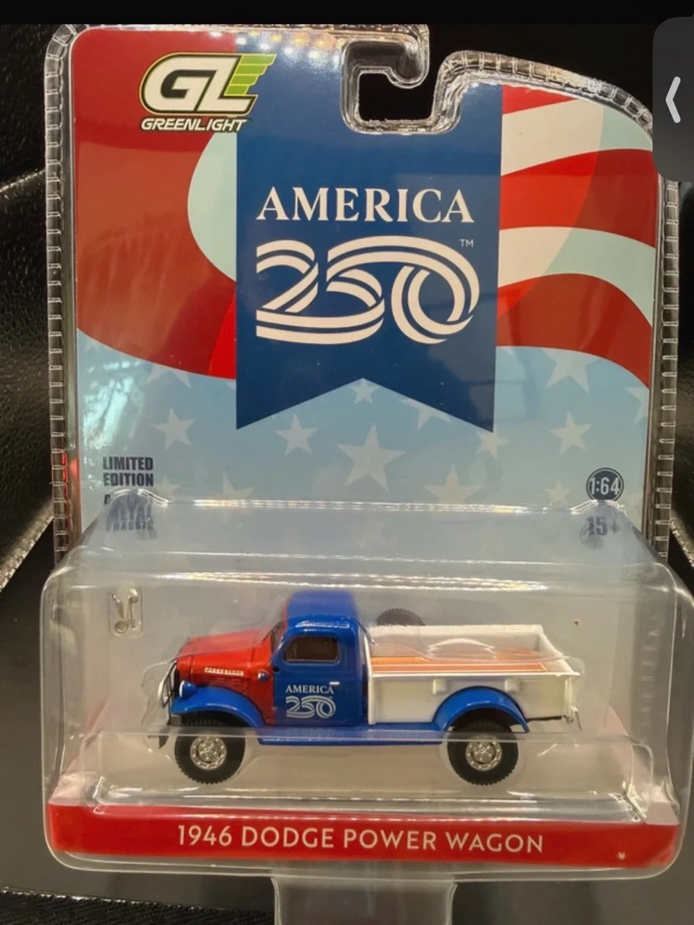 America 250 1946 Dodge Power Wagon - Blue/Red/White